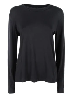 Manosque T-shirt donna a maniche lunghe - nero