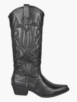 Martin Pescatore Stivali donna texani con zip - nero