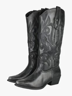 Martin Pescatore Stivali donna texani con zip - nero