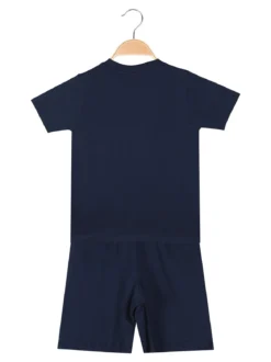 Marvel Spider-Man Pigiama corto da bambino in cotone con stampe - blu scuro