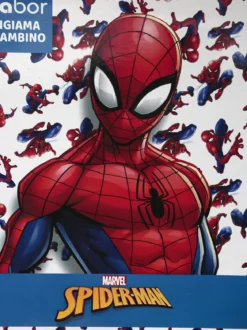 Marvel Spider-Man Pigiama lungo da bambino in cotone interlock