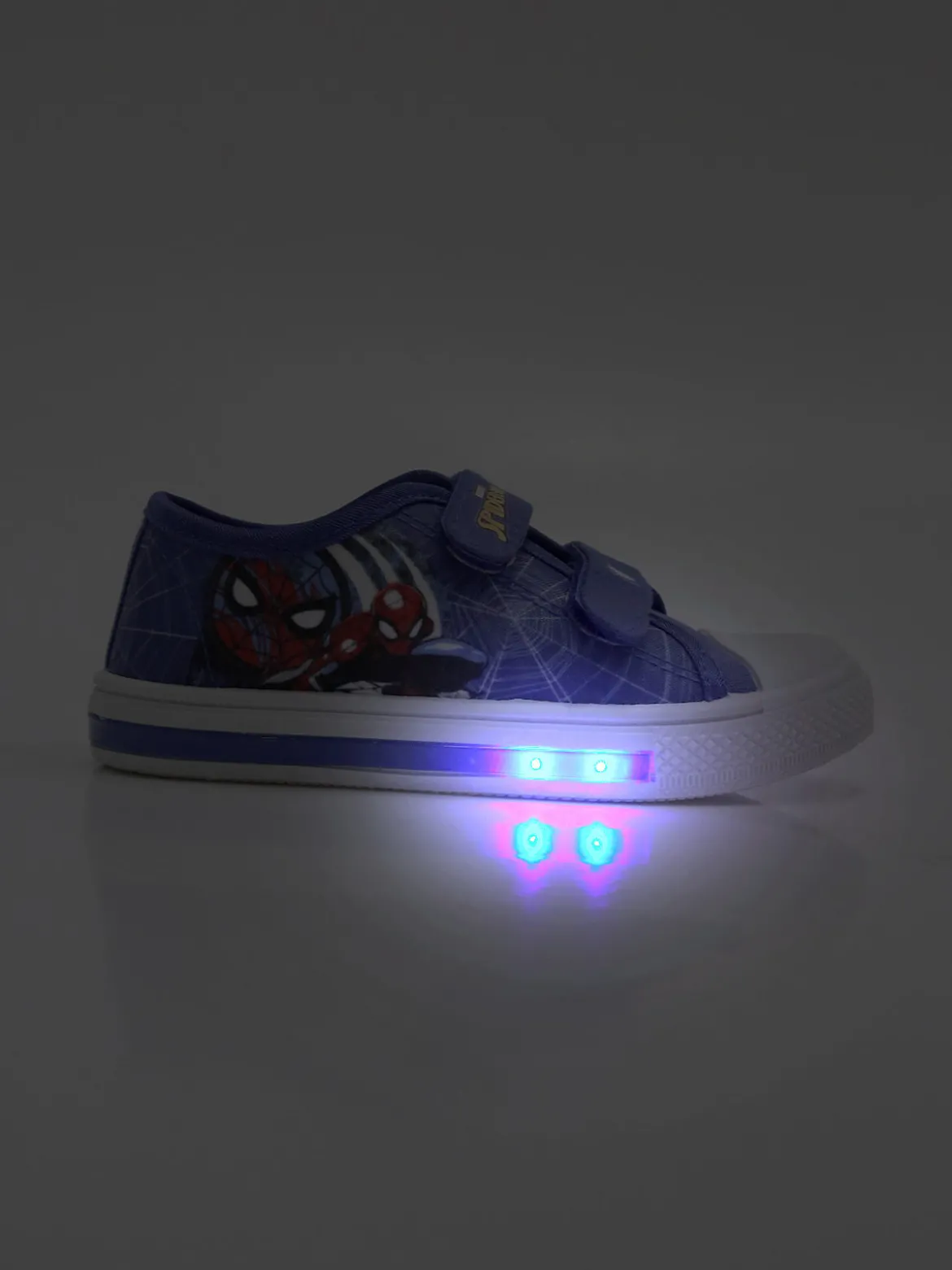 Marvel Spider-Man Scarpe da bambino in tela con strappi e luci