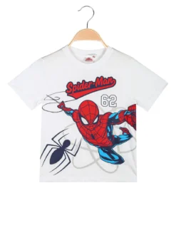 Marvel Spider-Man T-shirt da bambino in cotone con stampa diegno