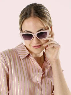 Max Air Occhiali da sole rettangolari da donna - rosa