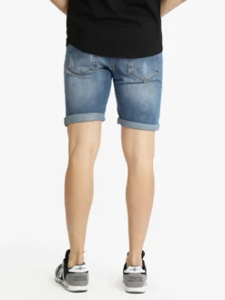 Max & Liu Bermuda in jeans da uomo con strappi