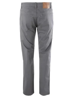 Max & Liu Pantaloni casual da uomo in cotone taglie grandi - grigio scuro