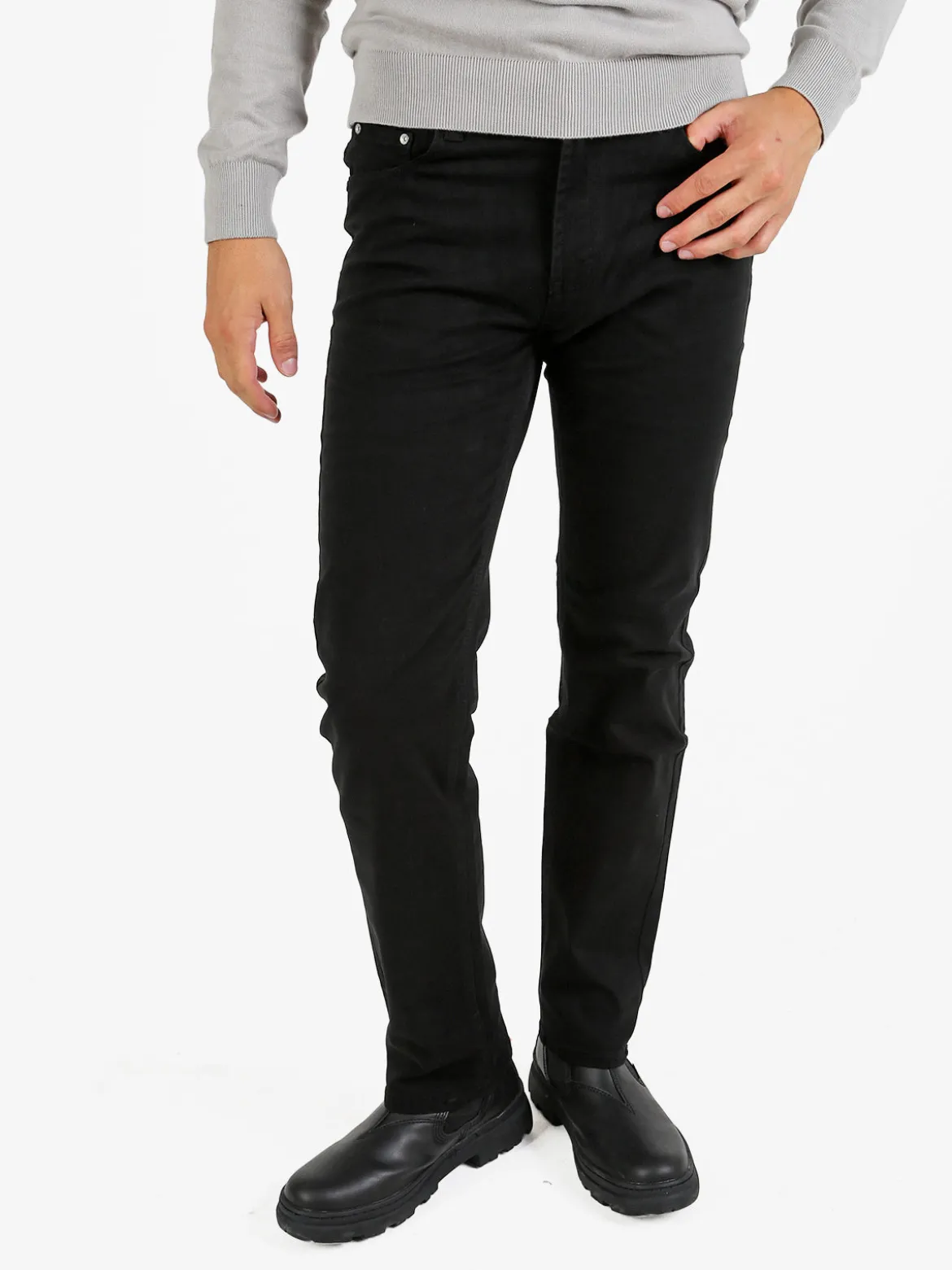 Max & Liu Pantaloni da uomo regular fit in cotone taglie grandi