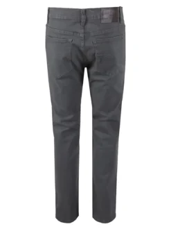 Max & Liu Pantaloni da uomo regular fit in cotone taglie grandi - grigio scuro