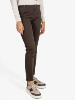 Max & Liu Pantaloni donna regular fit - moro