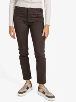 Max & Liu Pantaloni donna regular fit - moro