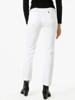 Max & Liu Pantaloni regular da donna - bianco