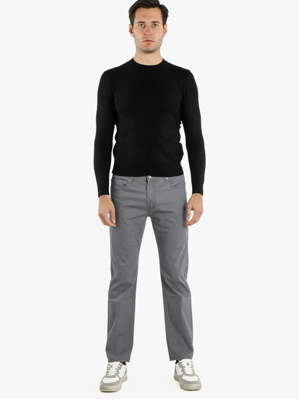 Max & Liu Pantaloni uomo in cotone regular fit taglie grandi