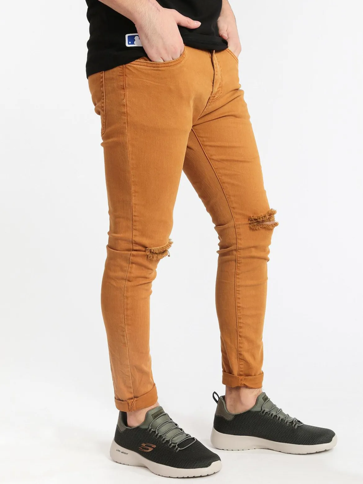 Max Tre Pantaloni strappati