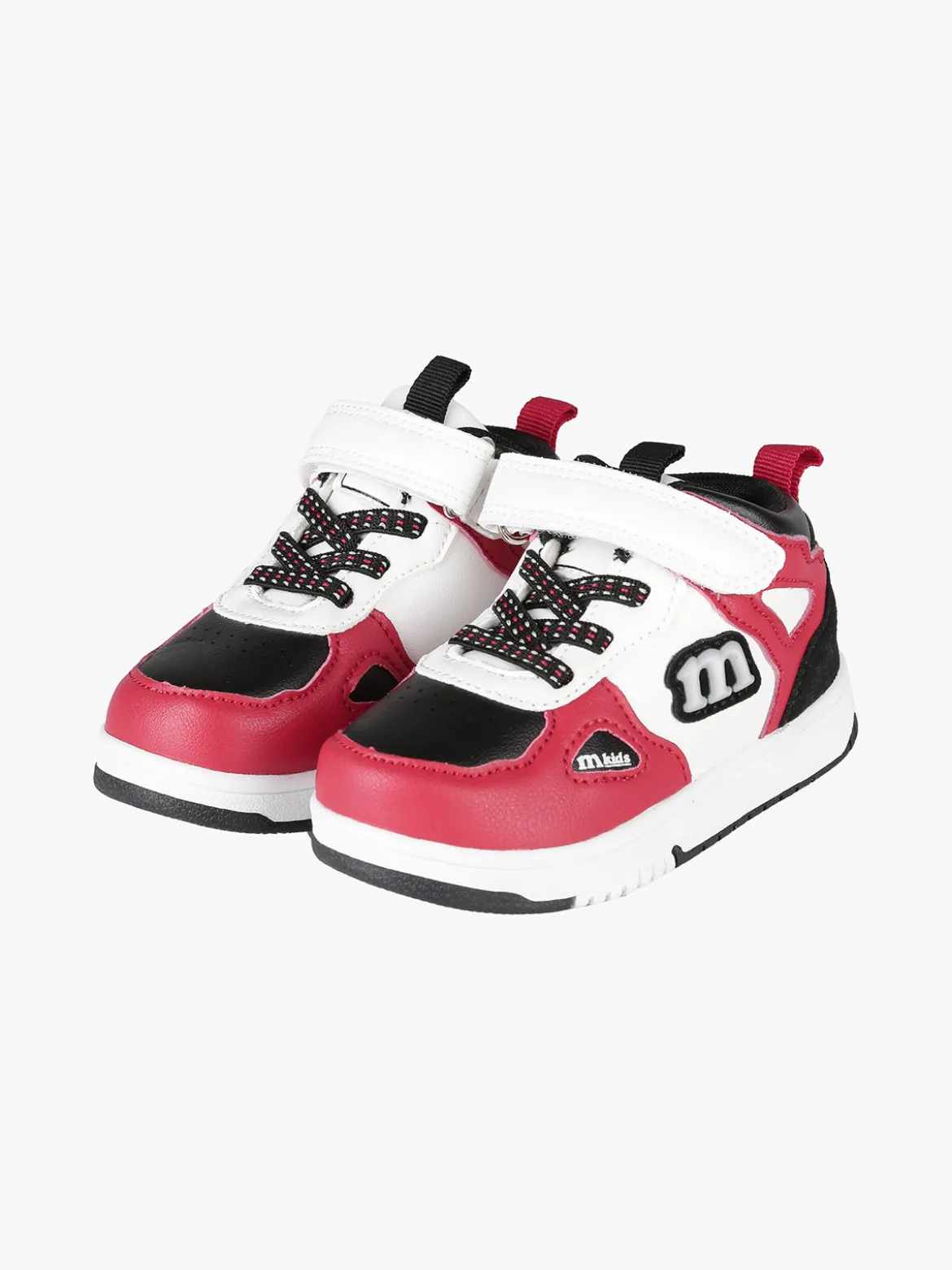 Melania Sneakers alte da bambino con cinturino a strappo