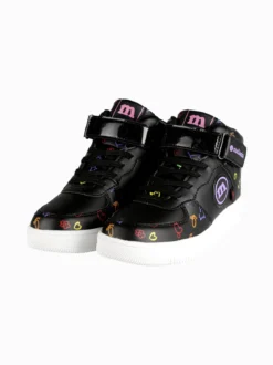 Melania Sneakers alte da ragazza con strappo