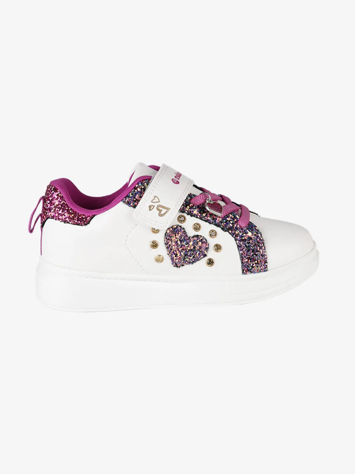 Melania Sneakers da bambina con cinturino a strappo