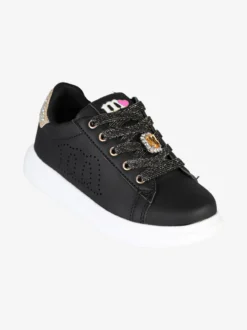 Melania Sneakers gioiello da bambina con lacci e zip