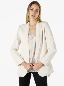 Melitea Blazer donna aperto - beige