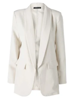 Melitea Blazer donna aperto - beige