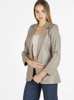 Melitea Blazer donna oversize monobottone