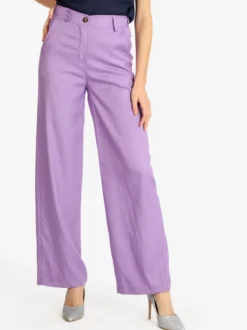Melitea Pantaloni donna a gamba larga