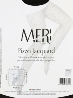 Meri Collant 20 denari con pizzo