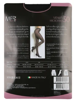 Meri Collant donna 50 denari - nero
