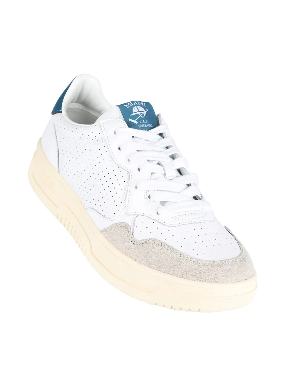 Miami Beach Polo Club PINA COLADA Sneakers in pelle sportive da uomo