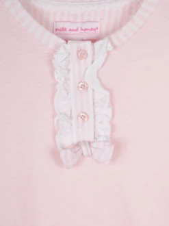Milk And Honey Pigiama serafino in cotone