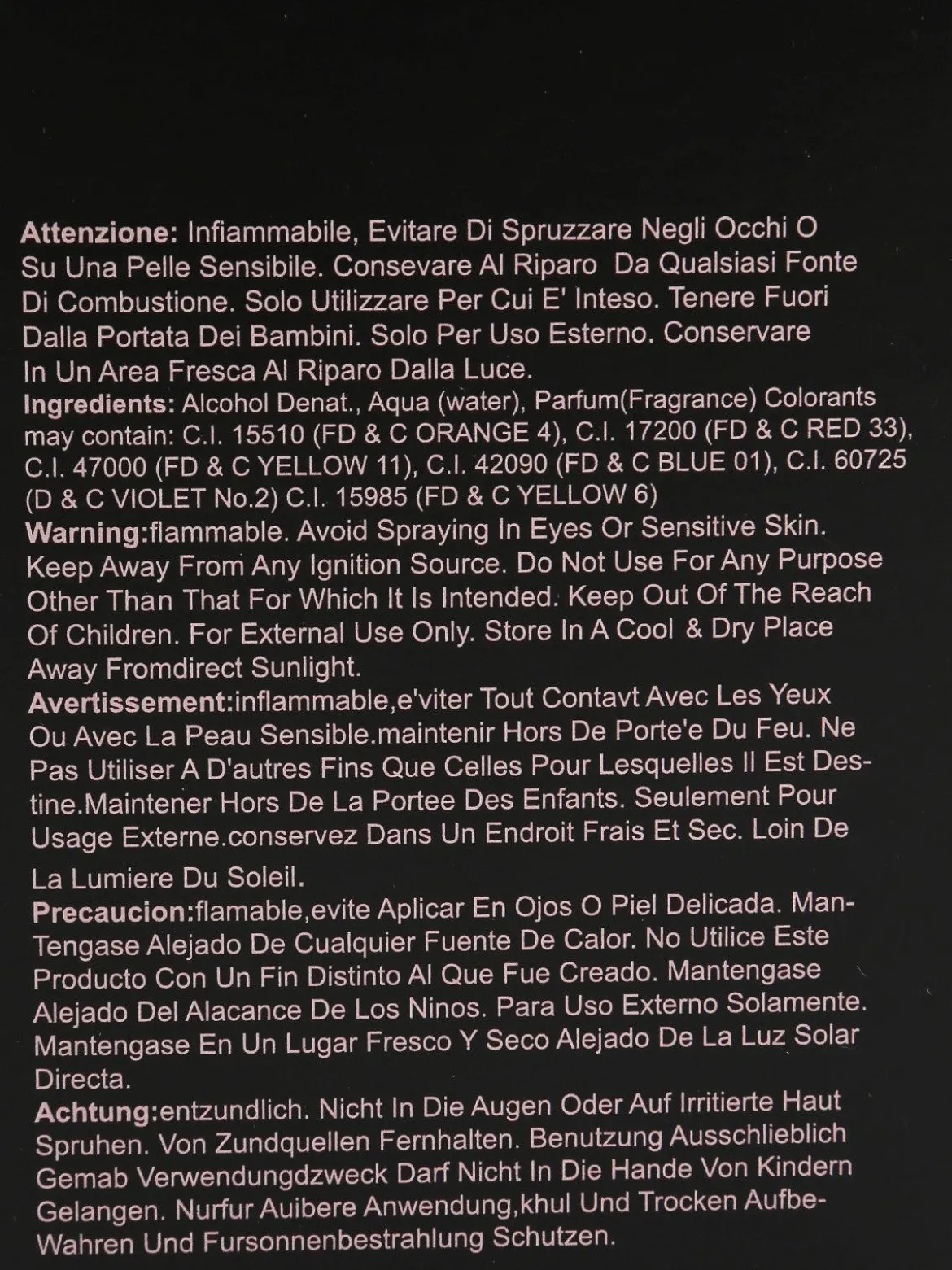 Mirage Brand Parfums Profumo Notes & Rhythm