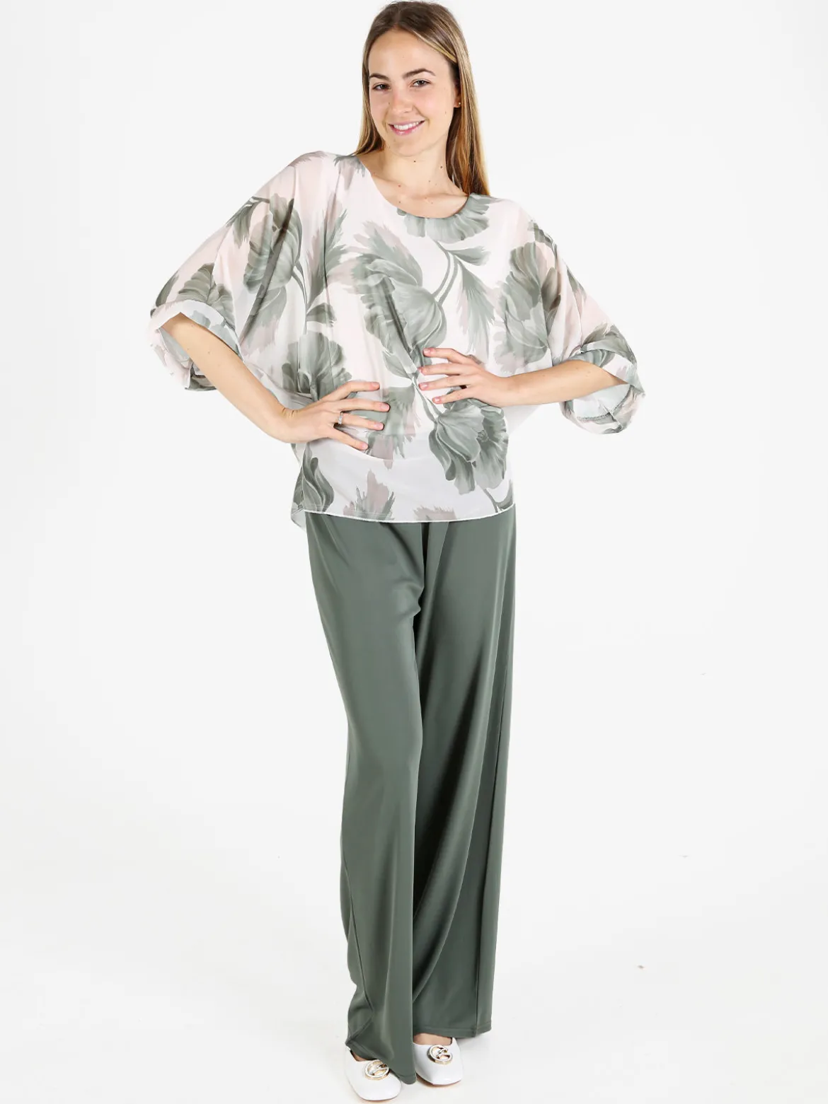 Miss E Co Pantaloni donna linea curvy