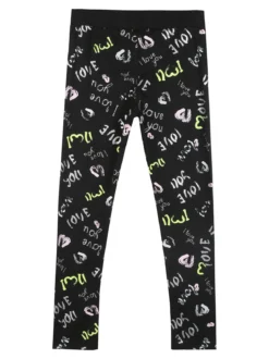 Miss Image Leggings da bambina con scritte