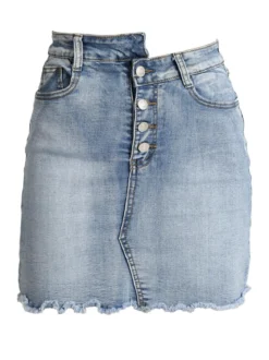 Miss Two Gonna in jeans con bottoni