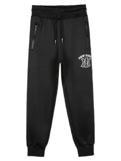 M&2 Kids Pantaloni sportivi da bambino con polsini e coulisse