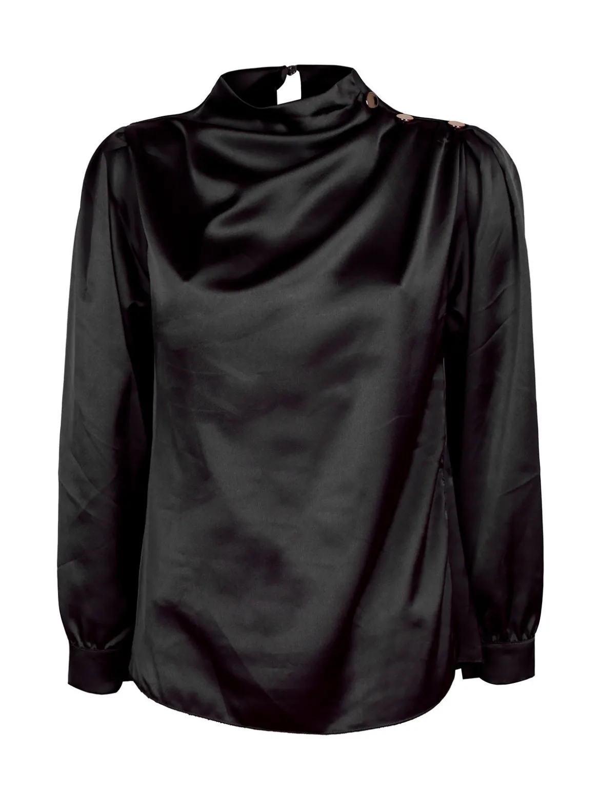 Moda Fashion Blusa in simil seta da donna