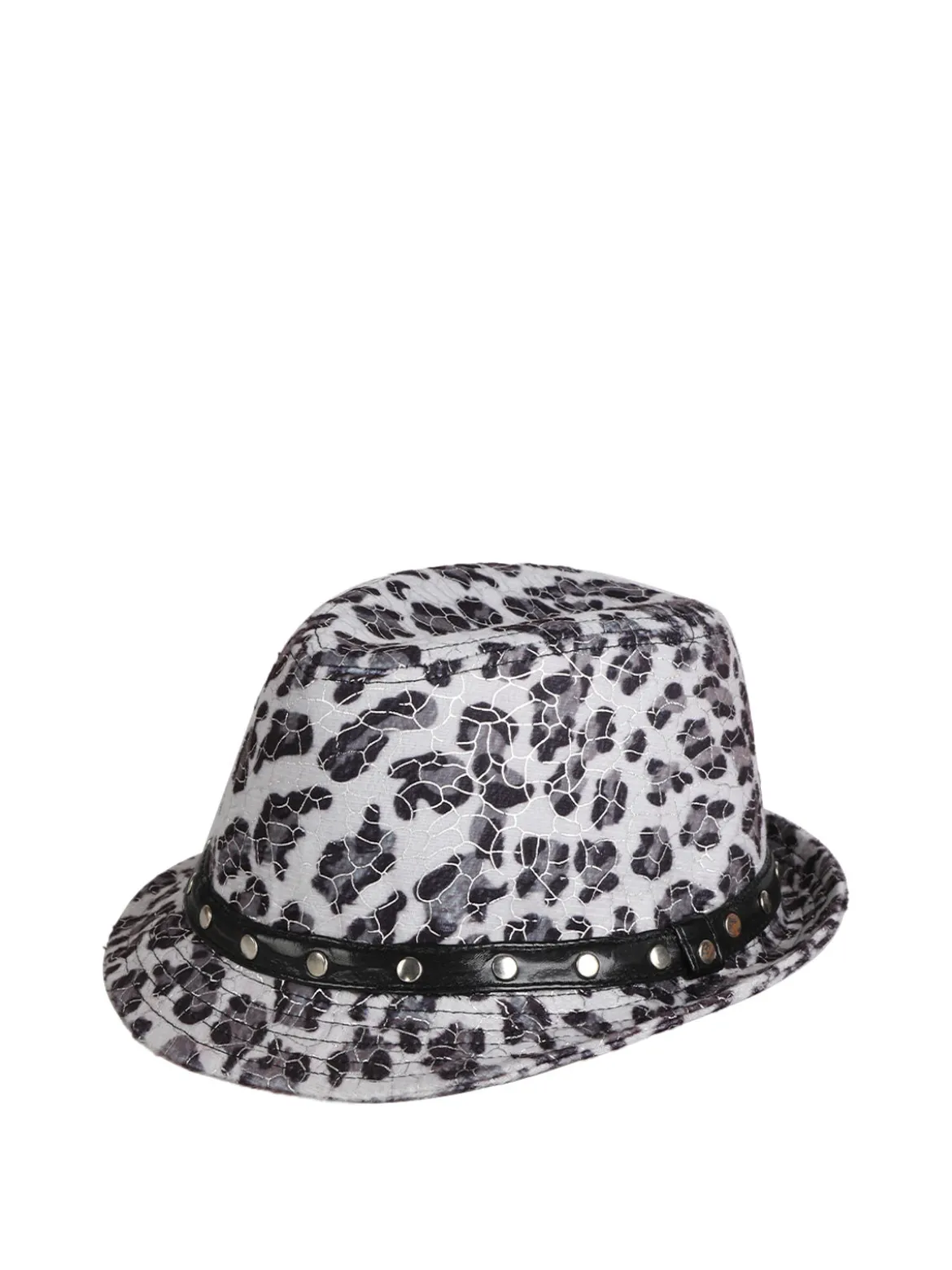 Monica Narducci Cappello donna animalier con borchie