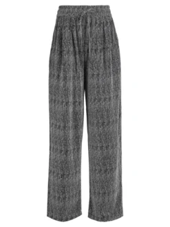 Monique Pantaloni eleganti da donna a gamba larga con strass