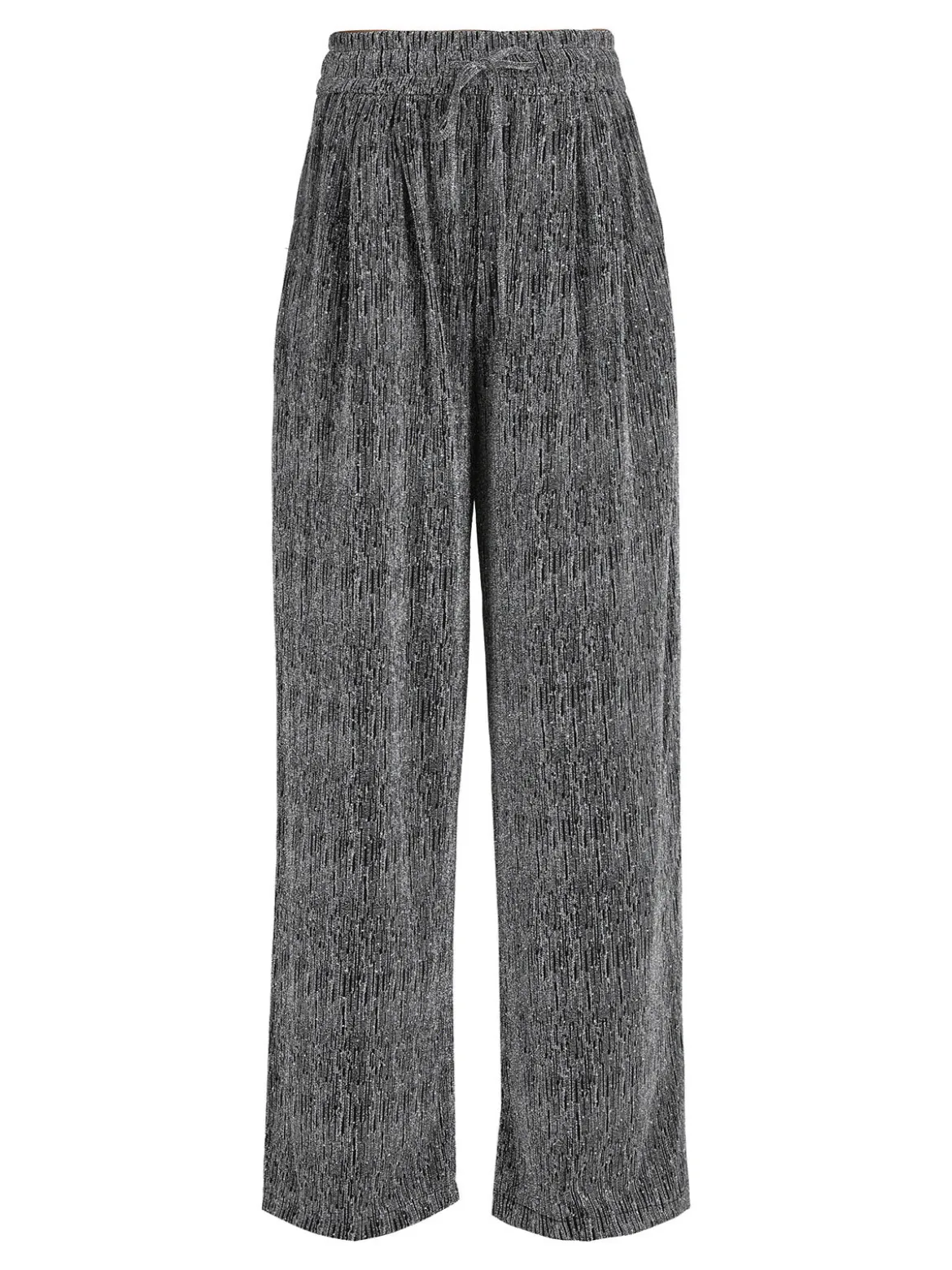 Monique Pantaloni eleganti da donna a gamba larga con strass