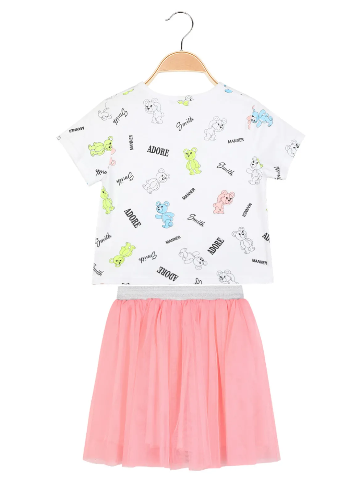 Mono Star Completo da bambina t-shirt + gonna in tulle