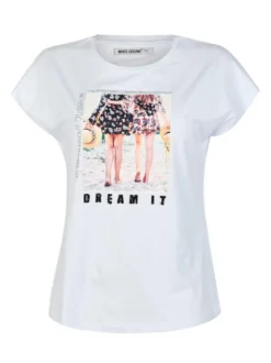 Monte Cervino T-shirt donna con disegno e strass