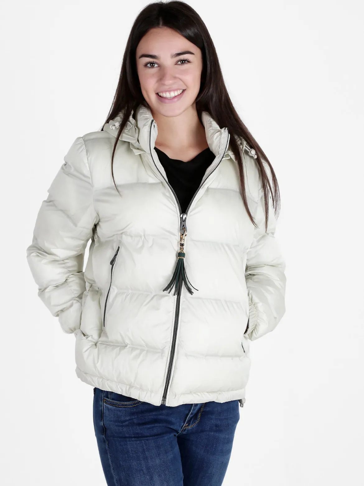 Mont Rose Giubbotto donna imbottito con cappuccio e zip