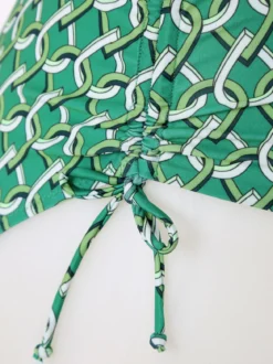Moorea Beach Bikini donna sfoderato senza ferretto e slip con coulisse laterali - verde