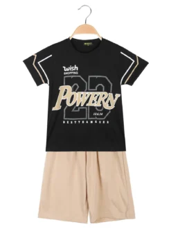 Mouset Completo corto 2 pezzi da ragazzo con t-shirt e bermuda