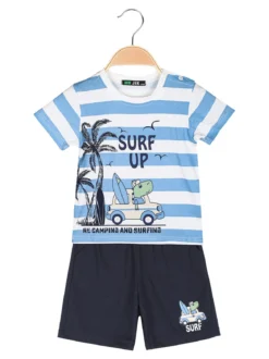 Mr Jek Completo da neonato 2 pezzi con t-shirt e bermuda