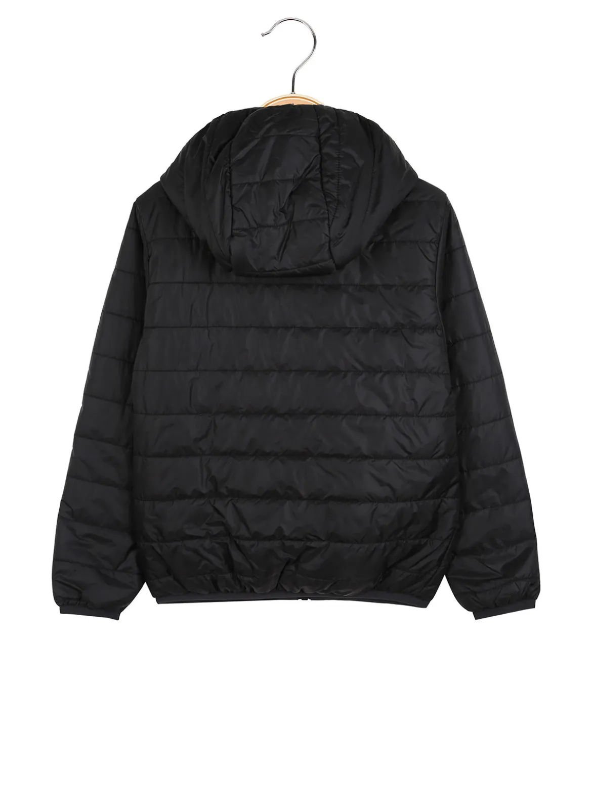 Mr Jek Giubbino 100 grammi da ragazzo reversibile con cappuccio e zip - nero