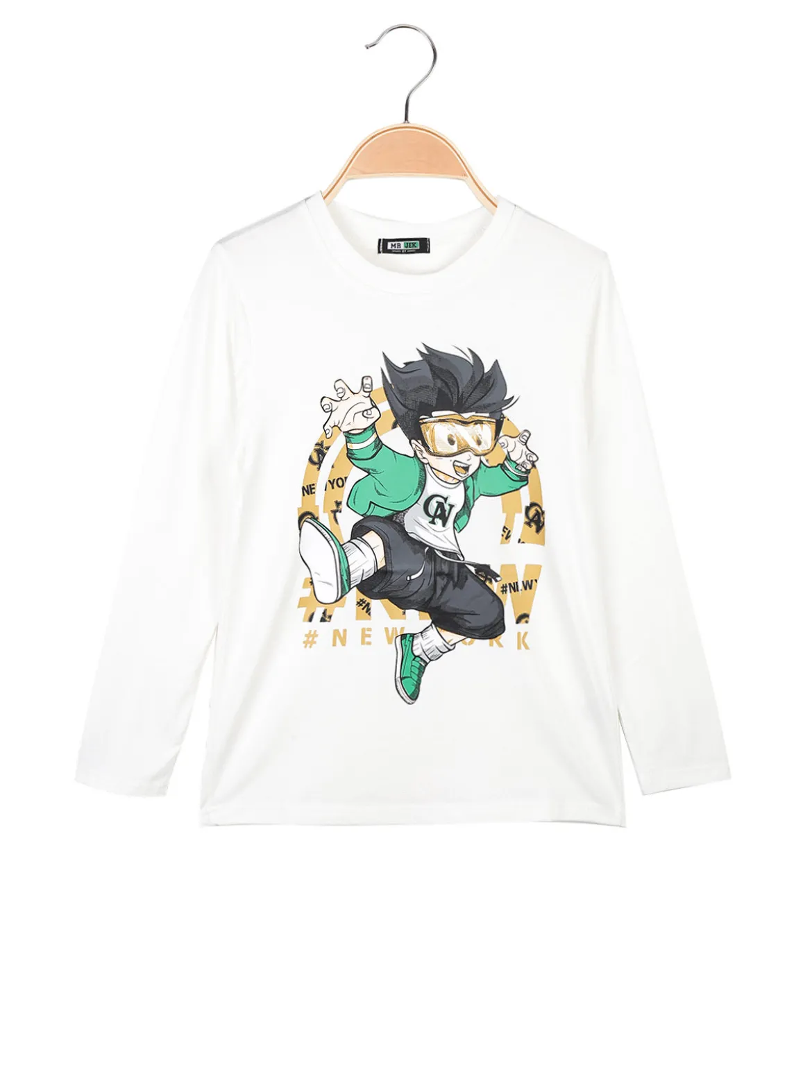 Mr Jek Maglia a maniche lunghe da bambino con stampa disegno