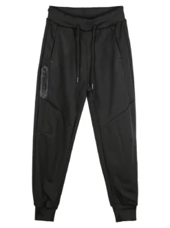 Mr Jek Pantaloni da ragazzo con coulisse e polsini - nero