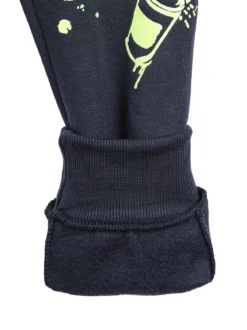 Mr Jek Pantaloni sportivi da bambino con polsini e coulisse - blu