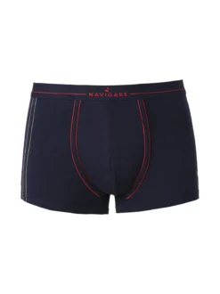 Navigare Boxer da uomo in cotone - blu scuro
