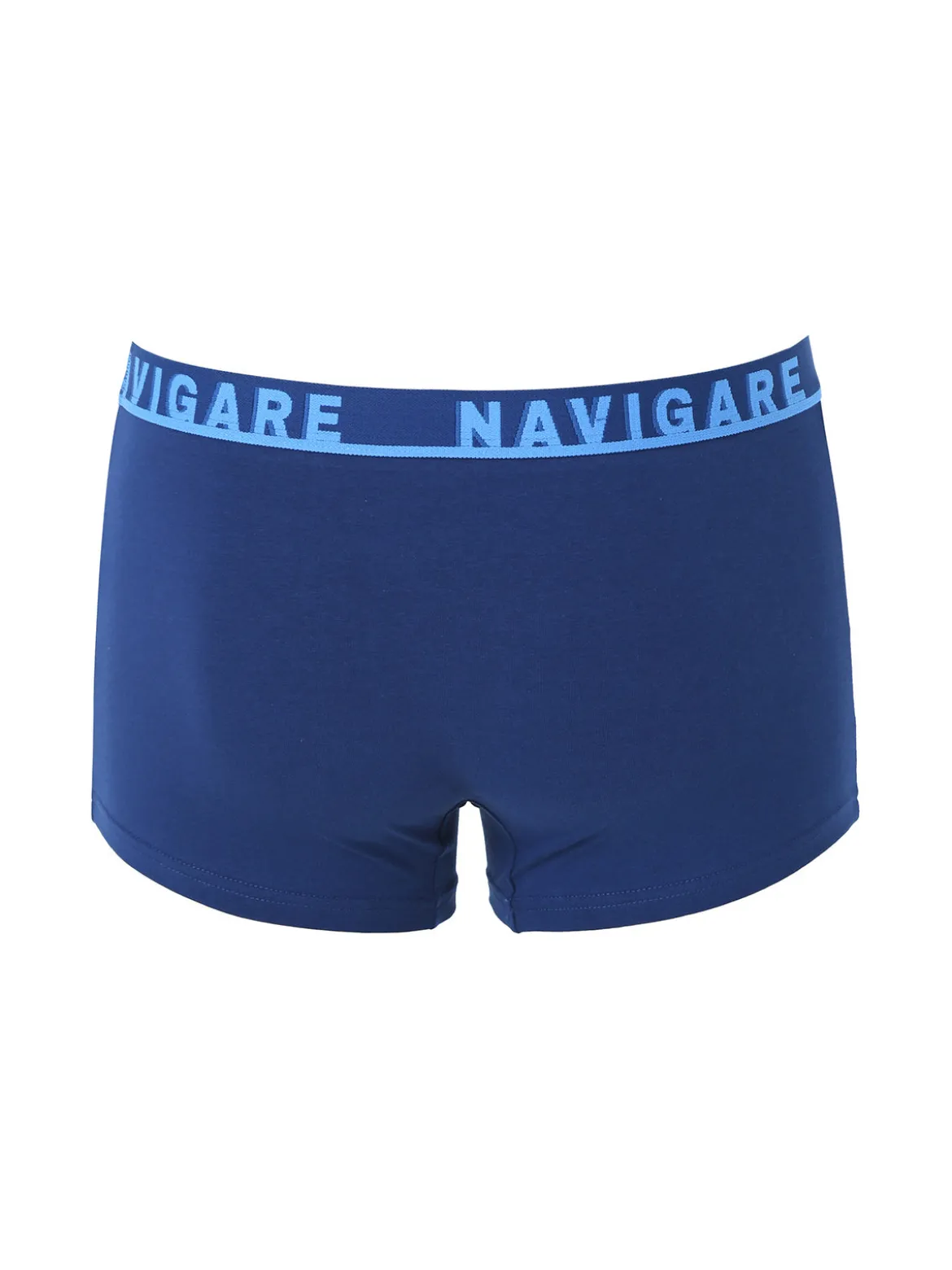 Navigare Boxer da uomo in cotone elasticizzato - blu